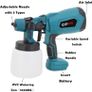 NEW Cordless Paint Sprayer Fence Wall HVLP 21V 1litre & 2 Batteries Image 3