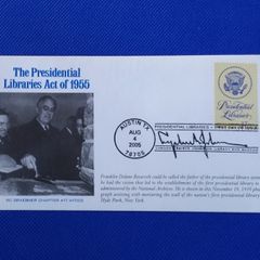 USA - 2005 -  Presidential Libraries Act of 1955 FDC - Masonic Cover