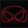 Halloween LED Neon Eye Mask Costume Light Up Kids Happy Birthday Party EL Masks Image 5