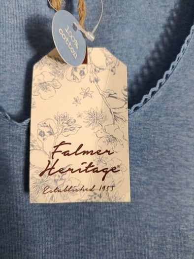 Falmer Heritage blue top