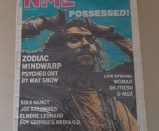 Zodiac Mindwarp NME from 1986 Metal Rock