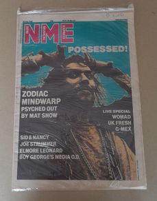 Zodiac Mindwarp NME from 1986 Metal Rock