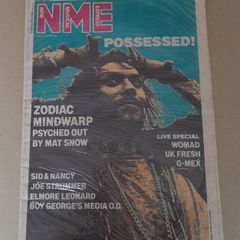 Zodiac Mindwarp NME from 1986 Metal Rock