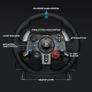 G29 Driving Force Racing Wheel and Floor Pedals, Real Force Feedback, Stainless Steel Paddle Shifters, Steering Wheel Cover for PS5, PS4, PC, Mac - Black Image 4