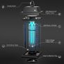 Mosquito Killer 4500V 20W Multifunctional Bug Zapper to Attract Mosquitoes, IPX4 Advanced Waterproof, ABS Plastic + Metal Body, Suitable for Mosquitoes, Houseflies, in Living Room, Bedroom Image 9