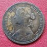 Victoria 1860 Half Penny coin Image 3