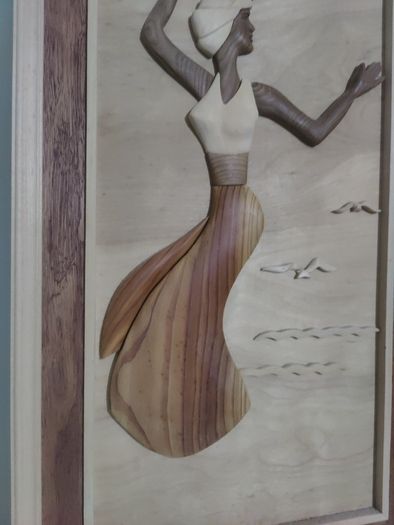 hand crafted wooden wall art