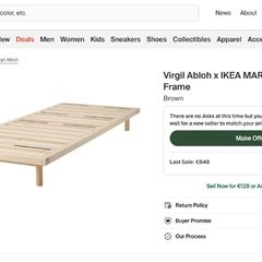 Virgil Abloh Day Bed for Ikea