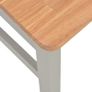 Dining Chairs 2 pcs Grey Solid Oak Wood Image 6