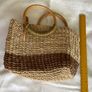 Vintage Nine West Woven Handbag Image 3