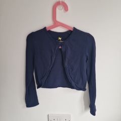 Girls 4-6yrs Navy cardigan