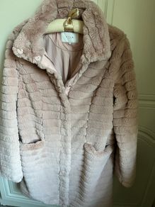 Blush Pink Fur Villa Jacket