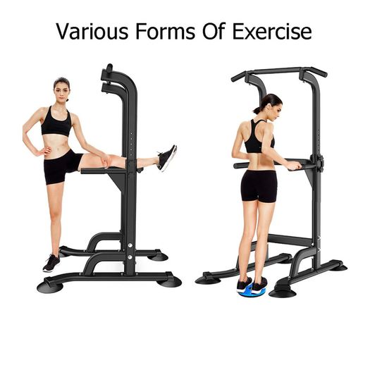 Indoor Pull Up Bar Adjustable Horizontal Bars Multifunction Workout Pull Up Station Power Tower Home Gym Fitness Equipment 150kg