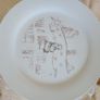 Antonio Gaudi > Set 4 Large Signed White Porcelain Dinner Plates.Barcelona 1960s. Image 7