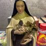 Vintage Saint Therese of Lisieux 12 inch Statue Image 4