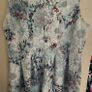 QED London Light Blue Floral Dress Image 2