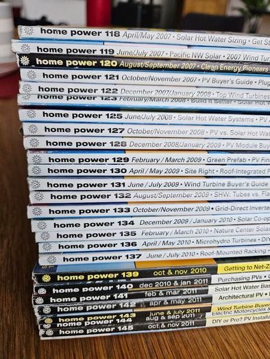 Home Power Magazines 2007-2011