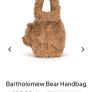 New JELLYCAT Bartholomew Bear Handbag Image 2