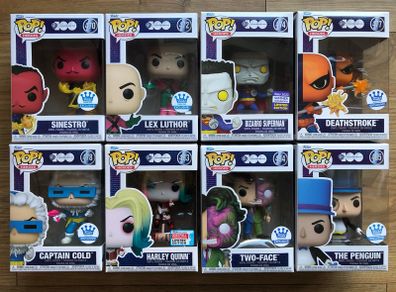 Funko WB100: Complete Set of DC Heroes (8 Pops!)