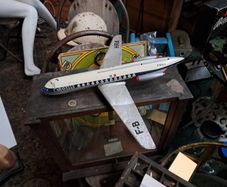 Vintage Tin Toy Plane