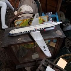 Vintage Tin Toy Plane