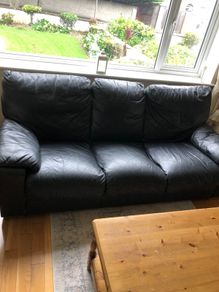 Leather couch