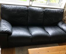 Leather couch