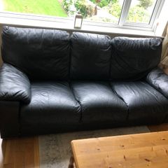 Leather couch