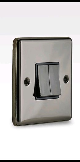 New sealed  Double brass light switch.