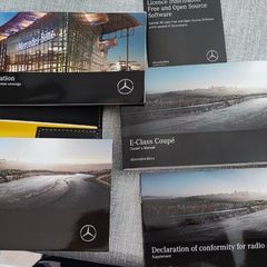 Car handbooks Mercedes handbooks