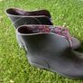 Grey Ankle Wellies Brand New Size 6.5 Image 6
