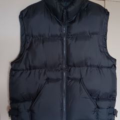 Dark Grey Puffer Gilet