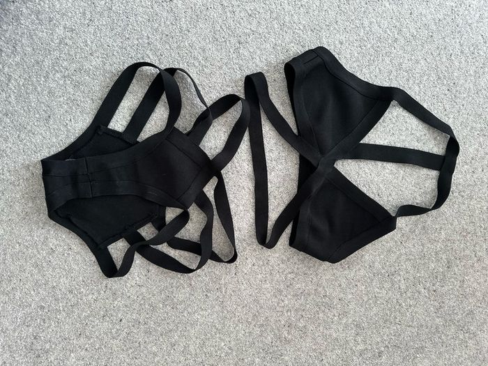 Missguided cut out revealing bikini swimsuit