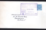 1968 Ireland Dublin Stamp Society Philatelic Exhibition Chow cancel on cover