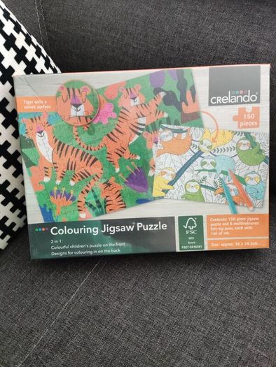 Colouring Jigsaw puzzle.Brand new 150 pieces