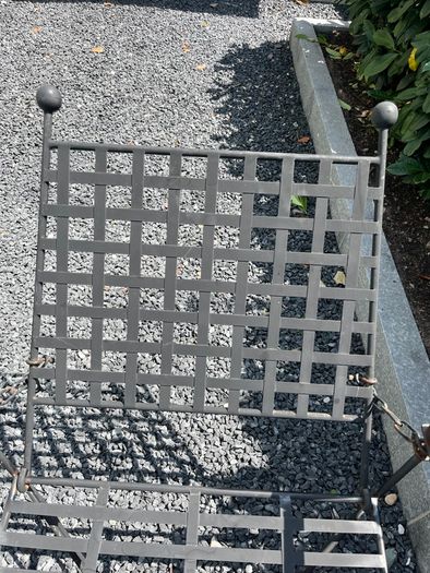 Cast iron garden furniture