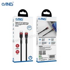 Fast Type C to Lightning Braided Fast Charging Cable (2 Meter) ANG BC04
