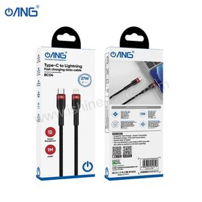 Fast Type C to Lightning Braided Fast Charging Cable (2 Meter) ANG BC04
