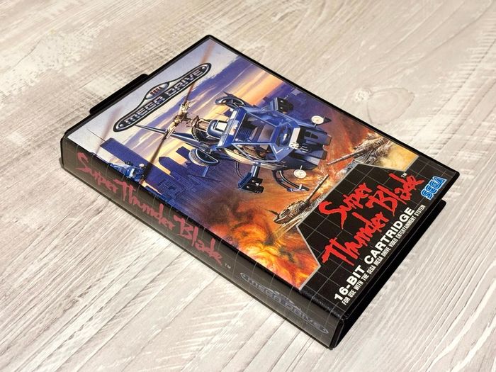 Super Thunder Blade for Mega Drive - Boxed and Minty