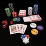 Texas Hold'em Poker Set - 300 Piece Set in Aluminium Case with 11.5g Heavyweight Poker Chips 2 Decks of Playing Cards Dealer Big Blind and Small Blind Buttons and 5 Dice (FREE POSTAGE) Image 3