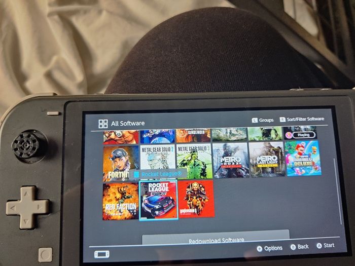 Nintendo switch + controller+20 games installed on it