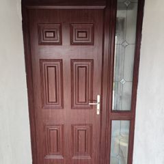 PVC Front Door with Side & Upper Window Panels