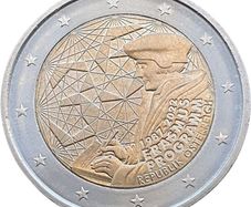 Austria 2 Euro Commemorative Coin 2022 - Erasmus. Uncirculated.