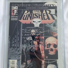 The Punisher  Marvel Knights Issue 28 Signature Series CBCS / CGC 9.8 Certified Graded Comic Framed  DC