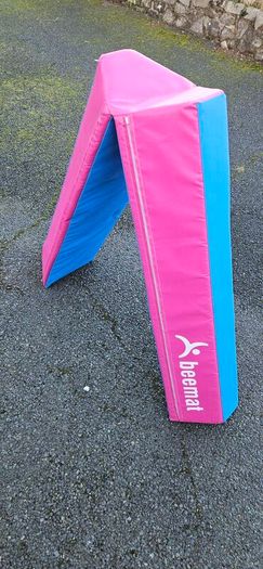 Beemat Foldable Balance Beam & Mat | Pink & Blue
