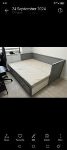 single ikea bed