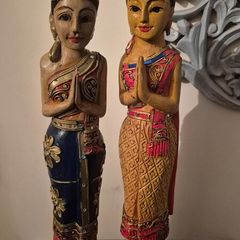 indian wooden hand made figures