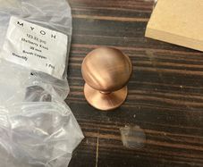 Mulberry Brushed Copper Knob
