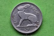 Ireland 1928 year 3 Pence.