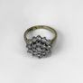 9ct Yellow Gold Cluster Ring, size J - J 1/2 Image 5